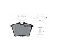 Textar 2413501 Brake Pad Set