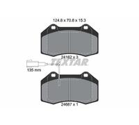 Textar Brake Pad Set 2416202 - Disc Brake Pads for Alfa Romeo Abarth