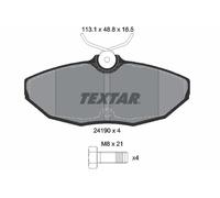 TEXTAR 2419001 Brake Pad Set, disc brake for JAGUAR