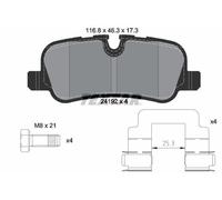 Textar 2419201 Rear Brake Pad Set Fits Land Rover Discovery Range Sport