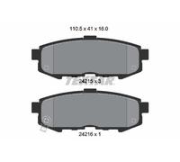 Textar 2421501 Rear Brake Pad Set Fits Mazda Mpv