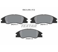 TEXTAR 2421801 Brake pad set