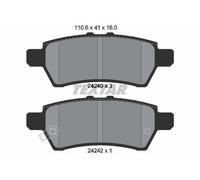 Textar Rear Brake Pads 2424001 – Fits Nissan Navara, Pathfinder, Xterra