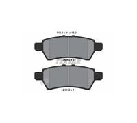 TEXTAR 2424001 Brake Pads Set Rear for NP300 Pathfinder Xterra