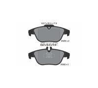 TEXTAR 2425401 Brake pad set