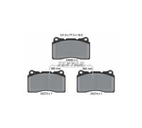 TEXTAR 2427301 Brake Pads Set Front for Alfa GT 147 156