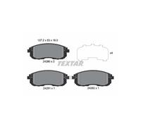 Brake Pads Full Set Of 4 Front 2428001 Textar Fiat For Nissan Suzuki