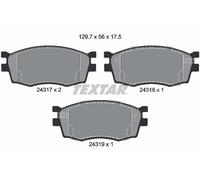 TEXTAR 2431701 Brake Pad Set, disc brake for DODGE,HYUNDAI,HYUNDAI (BEIJING),JAC