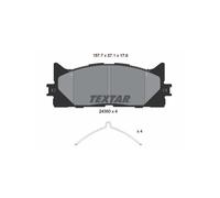 TEXTAR 2435001 Brake Pads Set Front for Camry ES Avalon Aurion