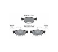 TEXTAR 2436701 Brake Pads Set Rear for VW Touareg