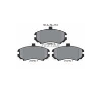 TEXTAR 2436901 Brake pad set