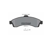 Fits TEXTAR 2444801 BRAKE PAD SET, DISC BRAKE UK Stock