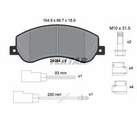 TEXTAR 2448401 Brake Pad Set, disc brake for FORD,FORD (JMC),FORD AUSTRALIA