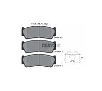 TEXTAR 2448801 Brake Pads Set Rear for H-1 T60