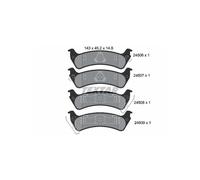 TEXTAR 2450601 Brake Pads Set Rear for