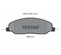 TEXTAR 2451301 Brake Pad Set, disc brake for FORD AUSTRALIA,FORD USA