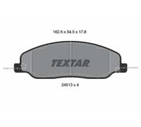 TEXTAR 2451301 Brake Pad Set, disc brake for FORD AUSTRALIA,FORD USA