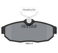 TEXTAR 2451401 Brake pad set