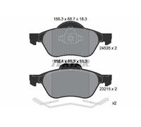 TEXTAR 2453501 Brake Pad Set, disc brake for ,RENAULT