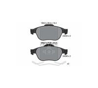 Genuine OE Textar Brake Pads Full Set Of 4 Front With Accessories 2453601