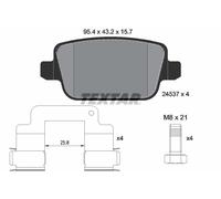 TEXTAR 2453701 Brake Pad Set, disc brake for LAND ROVER,PROTON