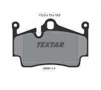 Textar 2454101 Rear Brake Pad Set Fits Porsche 718 Boxster Cayman