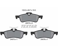 For Toyota Genuine OE Textar Brake Pads Full Set Of 4 Rear 2457401