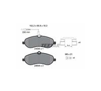 TEXTAR 2459501 Brake Pads Set Front for Expert JUMPY Scudo ProAce Partner