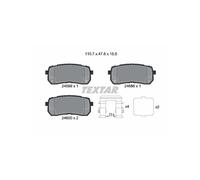 TEXTAR 2459904 Brake pad set