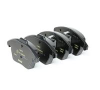 Textar Brake Pads 2469602 – Front with Integrated Wear Warning Contact – For Audi Seat Skoda VW