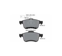 Brake pads 2472901 TEXTAR for FIAT OPEL