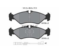 TEXTAR 2473901 Brake pad set