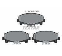 TEXTAR 2476601 Brake Pad Set, disc brake for ACURA,ACURA (GAC),HONDA,HONDA (DONG