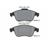 BRAKE PAD SET DISC BRAKE 2482601 FOR RENAULT GRAND/SCENIC/III M9R610/615 2.0L