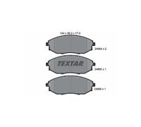 Brake pads 2486401 TEXTAR for CHEVROLET EPICA