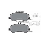 Brake pads 2486701 TEXTAR for MERCEDES-BENZ GLK-CLASS