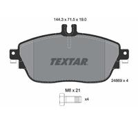 TEXTAR 2486901 Brake Pad Set, disc brake for INFINITI,MERCEDES-BENZ,MERCEDES-BEN