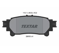 Brake Pads Set 2491801 Rear Textar 0446647051 044660E010 0446648130 0446648140