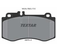Textar Front Brake Pads fits Mercedes-Benz CLS E-Class 2497601