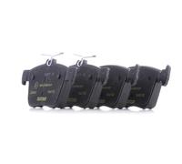 Textar Rear Brake Pad Set 2500901 – Full Set of 4, fits Audi A3, VW Golf, TT, Passat, Skoda Superb