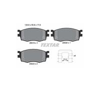 Textar Front Brake Pads for Hyundai i20 1.4 LPG FWD PB,PBT 2501901 Genuine OE Full Set of 4