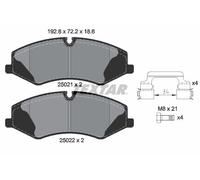 Textar 2502101 Front Brake Pad Set Fits Land Rover Range
