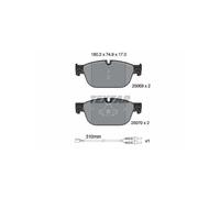 TEXTAR 2506901 Brake Pads Set Front for 508 DS5 407 C5 C6 308 DS4 RCZ