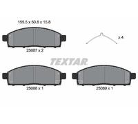 TEXTAR 2508703 Brake Pad Set, disc brake for FIAT,MITSUBISHI,RAM