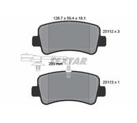 Rear Brake Pads For Disc Fits Nissan NV400 Opel Renault Vauxhall TEXTAR 2511201
