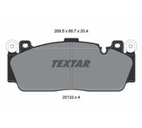 TEXTAR 2513301 Brake Pad Set, disc brake for BMW