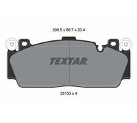 Textar 2513301 Front Brake Pad Set Fits Bmw 2 5 6 Series