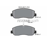 Textar Brake Pads 2514701 – Genuine OE Full Set of 4 Front