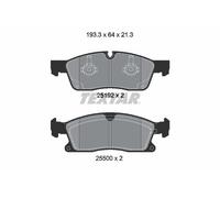 Textar 2519202 Front Brake Pad Set Fits Mercedes Gl-class Gle Gls M-class