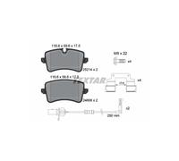 Textar Brake Pad Set 2521405 - Disc Brake for Audi A8 D4 / A8L D4 / S8 D4 (4H0698451K)